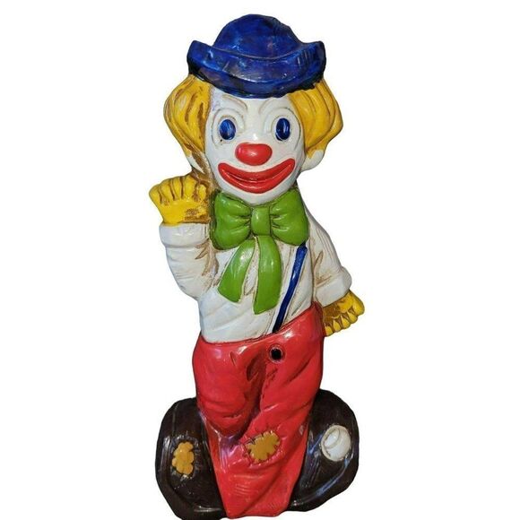 Vintage "HAPPY & SAD" Clown Money Bank Room Accents - Picture 1 of 4